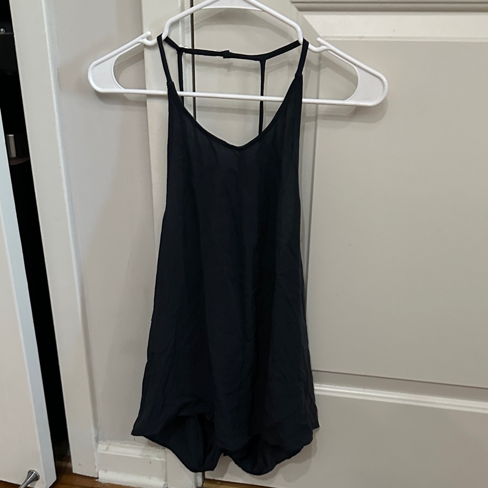 Silence + Noise Midnight backless Camisole